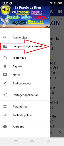 Seven languages Bible Screen 2