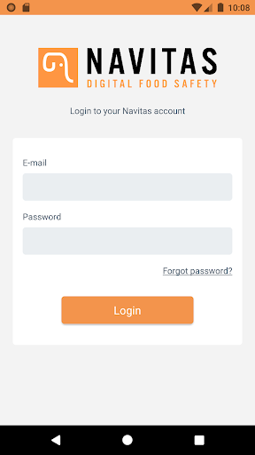 Android application Navitas Digital Food Safety screenshort