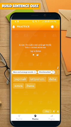 Turkish Sentence Master Screen 3
