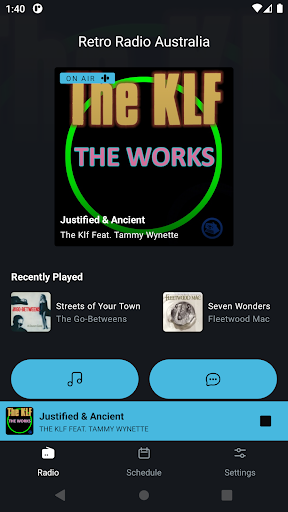 Android application Retro Radio Australia screenshort