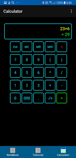 NoteListBook Screen 3