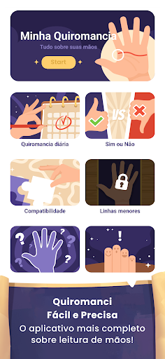 Visualização do aplicativo