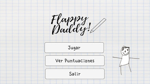 Android application FlappyDaddy screenshort