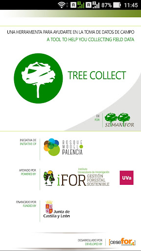 Android application Tree Collect screenshort