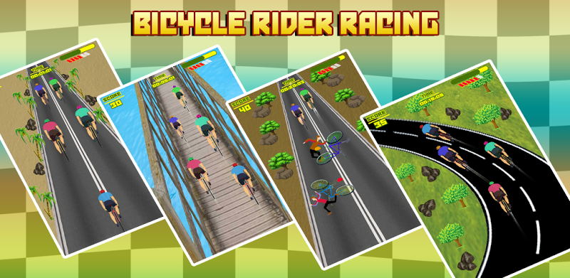 Bicycle Rider Racing