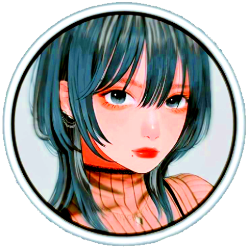 dark anime girl profile pic//cute anime girl/fb profil picture