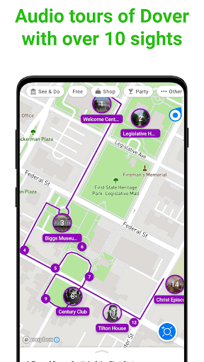 Android application Dover Tour Guide:SmartGuide screenshort