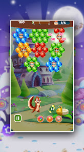Captura de Pantalla 3 Squirrel Bubble Shooter android