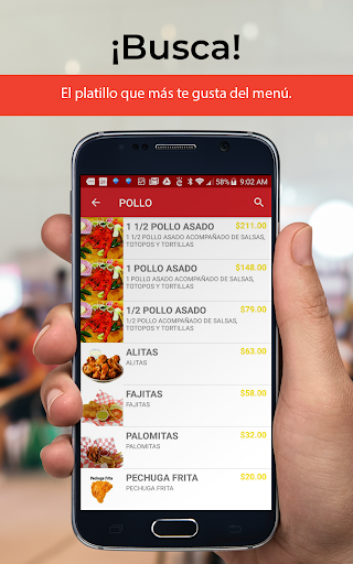Android application Pollos Coy screenshort