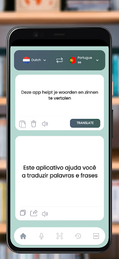 Dutch Portuguese translator Screen 3