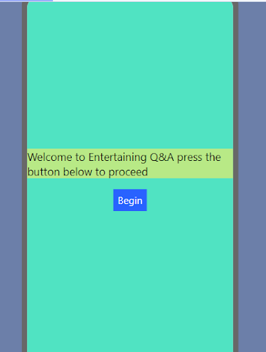 Android application Entertaining Q&A screenshort