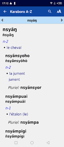 Dictionnaire Karaboro