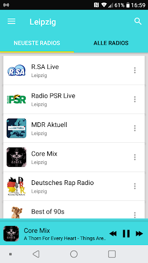 Android application Radio Leipzig screenshort