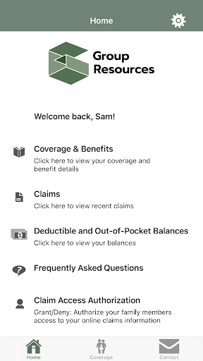Group Resources Mobile Screen 2