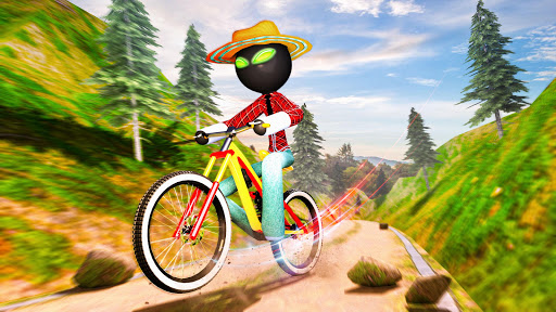 Stickman BMX Uphill Rider - Cycle Stunts 1.3 screenshots 1