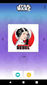 Captura de Pantalla 9 Star Wars Stickers: 40th Anniv android