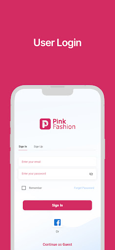 Pink Fashion Online Mall App