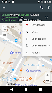 Mein Standort: GPS-Karte Screenshot
