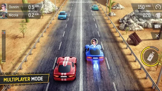 🕹️ Play Car Rush Game: Free Online HTML Car Racing Video Game for Kids