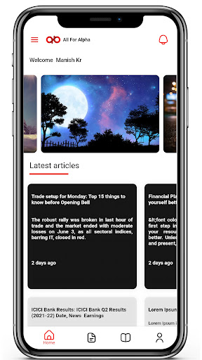 AllforAlpha Screen 3