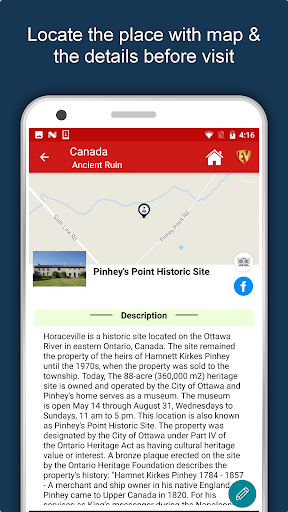 Canada Travel & Explore, Offli Screen 2