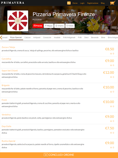 Pizzeria Primavera Firenze