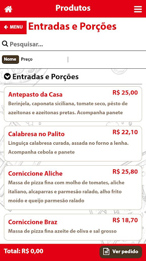 Quick Pizza App Screen 2