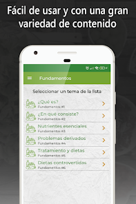 Captura 2 guia de alimentacion saludable android