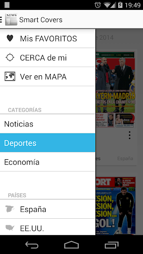 Android application Smart Covers screenshort