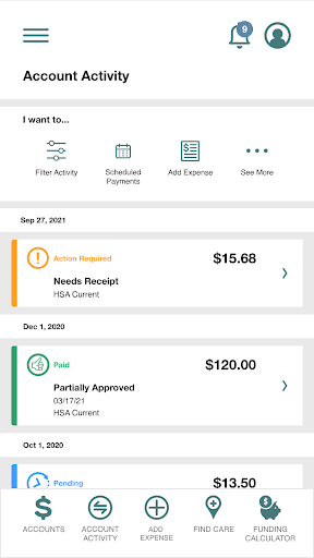 Android application EHIM Member Portal screenshort
