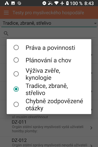 Zkoušky mysliveckého hospodáře Screen 3