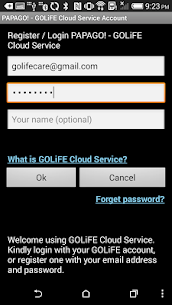 PAPAGO – GOLiFE Cloud Service For PC installation