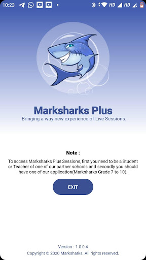 Android application Marksharks Plus screenshort