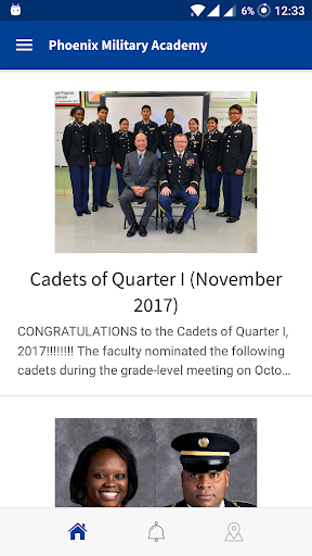 Android application Phoenix Military Academy screenshort