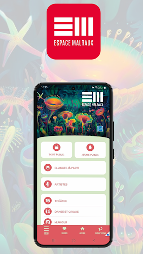 Android application Espace Malraux screenshort