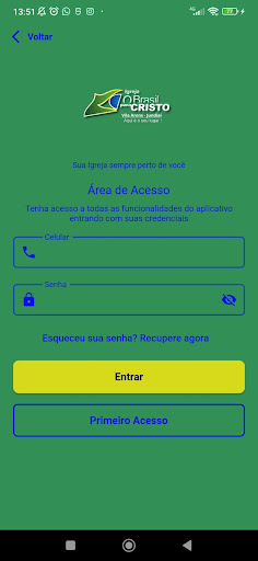 Android application OBPC JUNDIAI screenshort