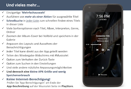 Musicolet Musikplayer Screenshot