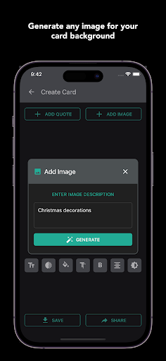 AI Greeting Card Generator Screen 3