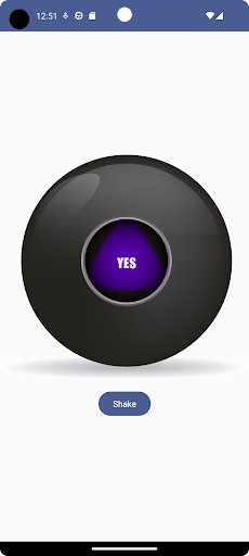 Android application Magic 8-Ball screenshort