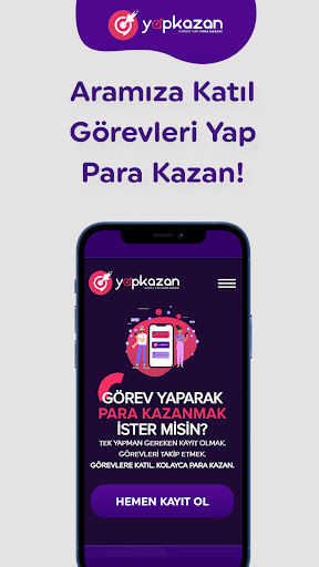 Android application YapKazan -Görev Yap Para Kazan screenshort