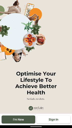 Android application Sustain Health screenshort