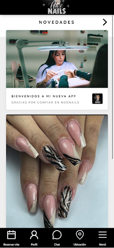 Android application Noenails - Salón de uñas screenshort