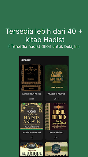 Android application alhadist screenshort