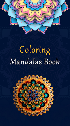 Android application Coloring Mandala Book screenshort