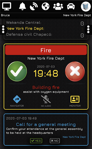 Android application Alerthor screenshort
