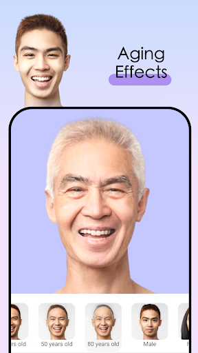 Android application Face AI :aging,effects,filters screenshort