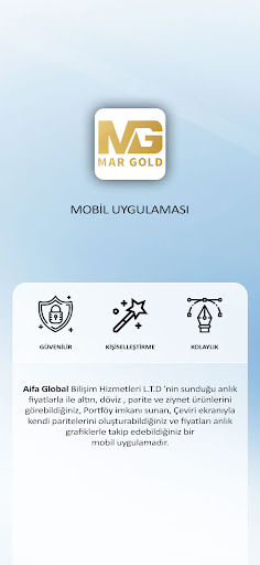 Android application MAR GOLD screenshort