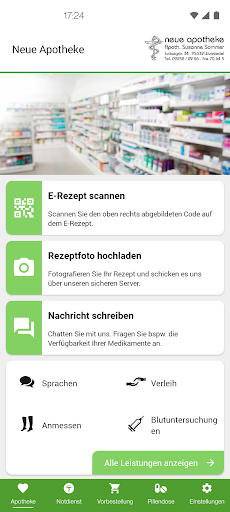 Android application Neue Apotheke Wunsiedel screenshort