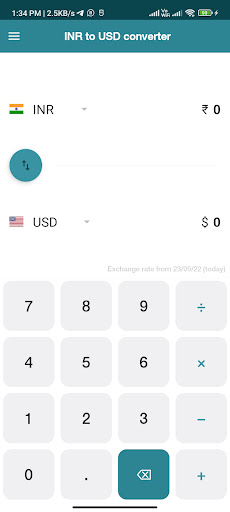INR to USD Converter