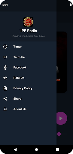 IIPF Radio Screen 3